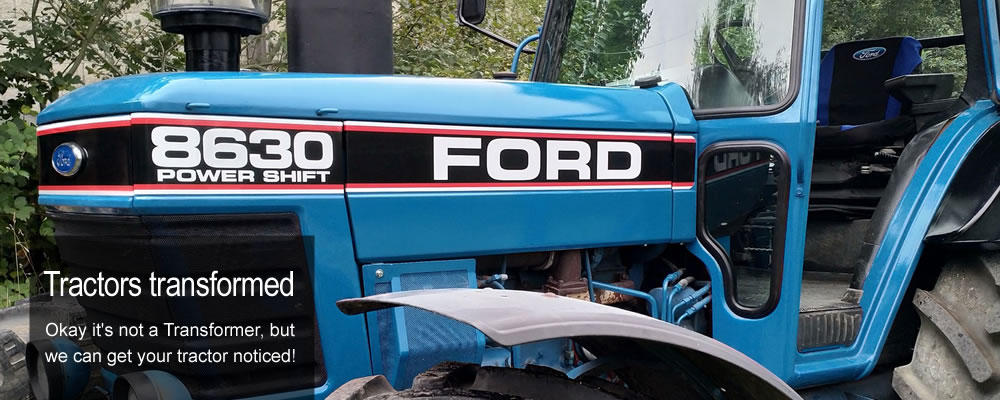 Tractor & Machinery Stickers, Decals and Transfers